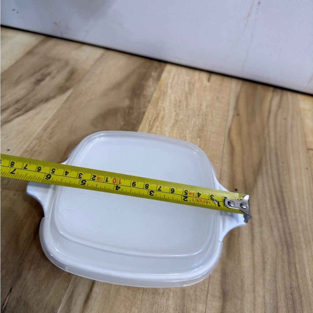 Corningware White Petite Pan with Blue Design - Picture 9 of 13